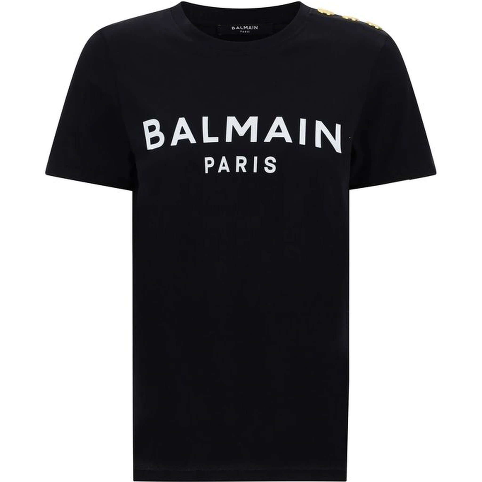 Black Cotton T-Shirt