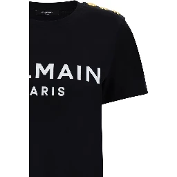 Black Cotton T-Shirt