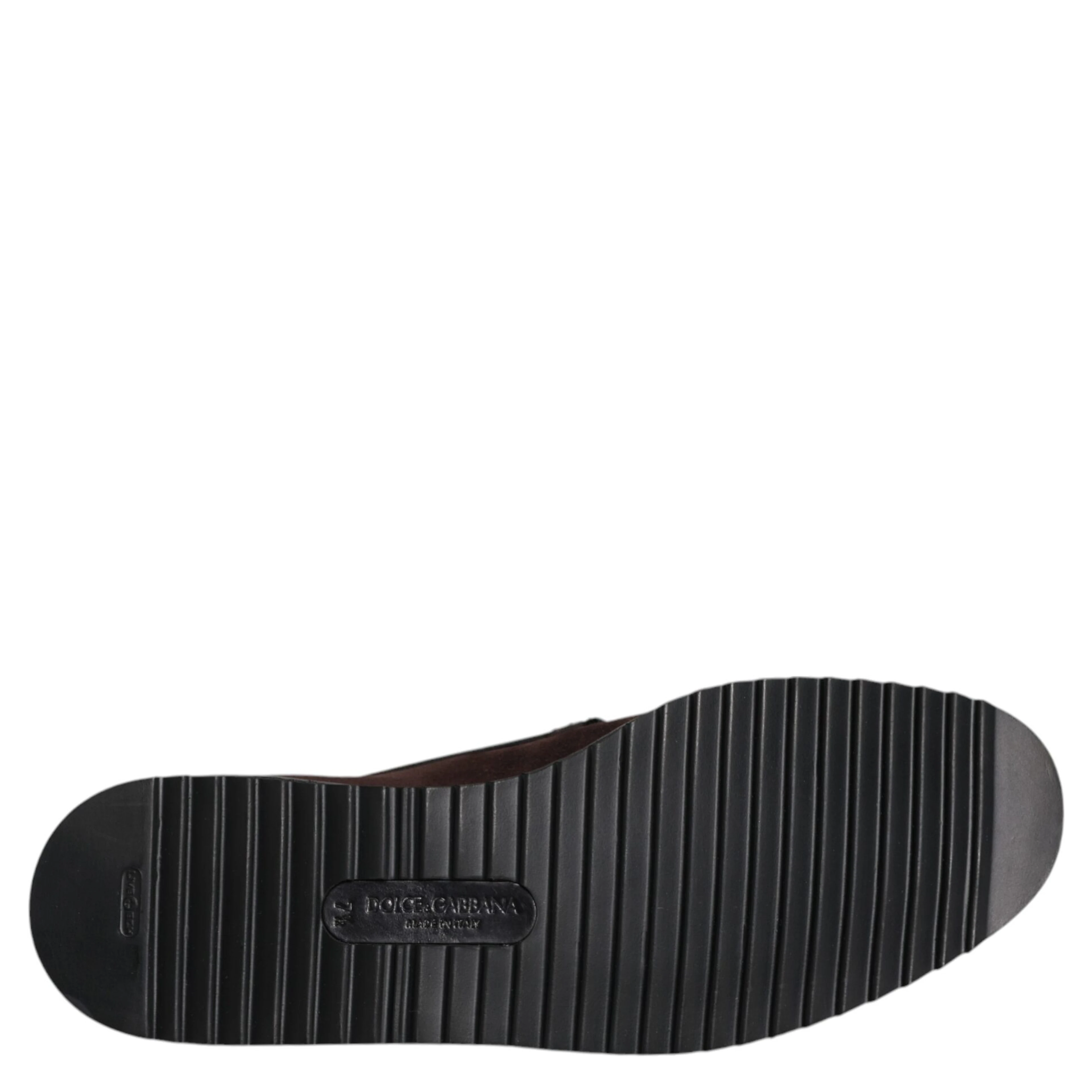 Brown Suede DG Family Slip On Flats Shoes