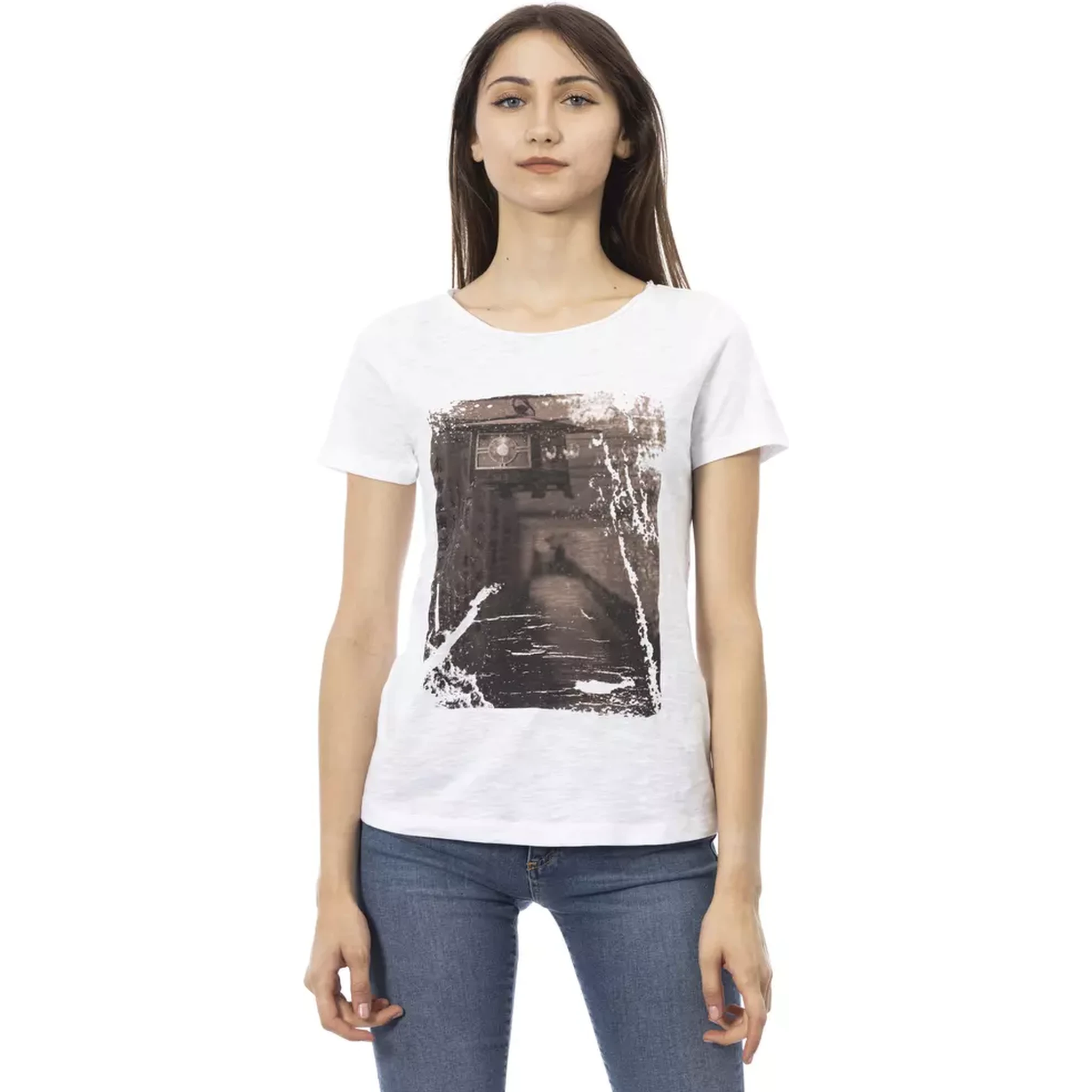 White Cotton Tops & T-Shirt