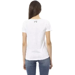 White Cotton Tops & T-Shirt
