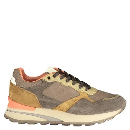 Brown Polyester Sneaker