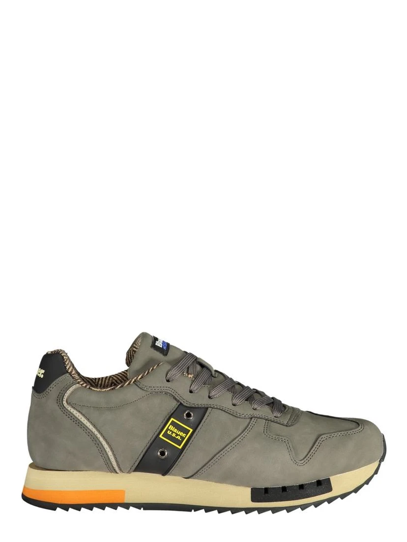 Gray Polyester Sneaker