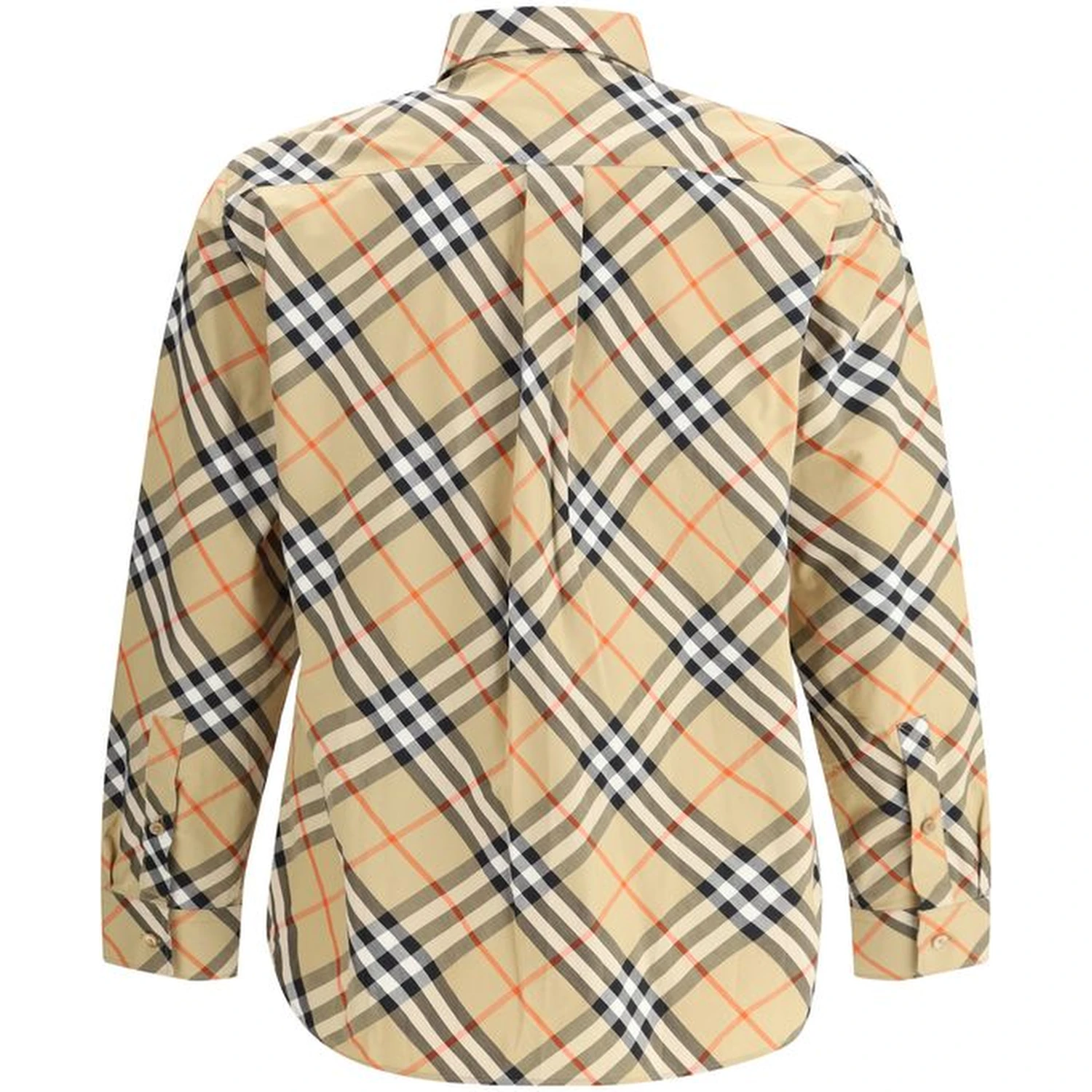 Beige Cotton Pattern Shirt