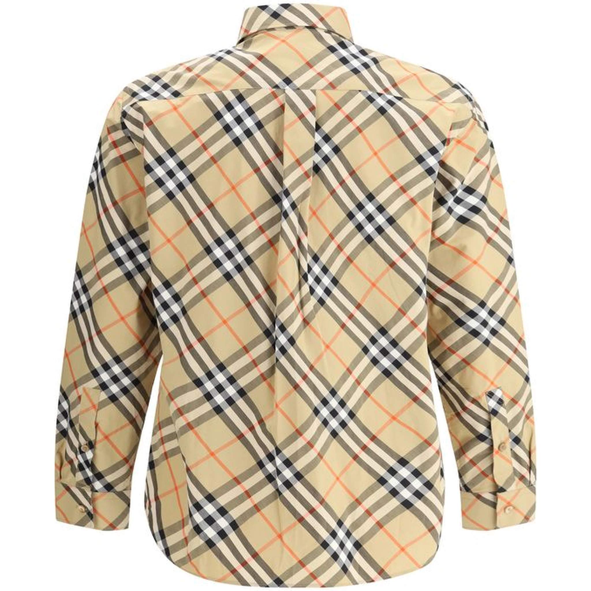 Beige Cotton Pattern Shirt