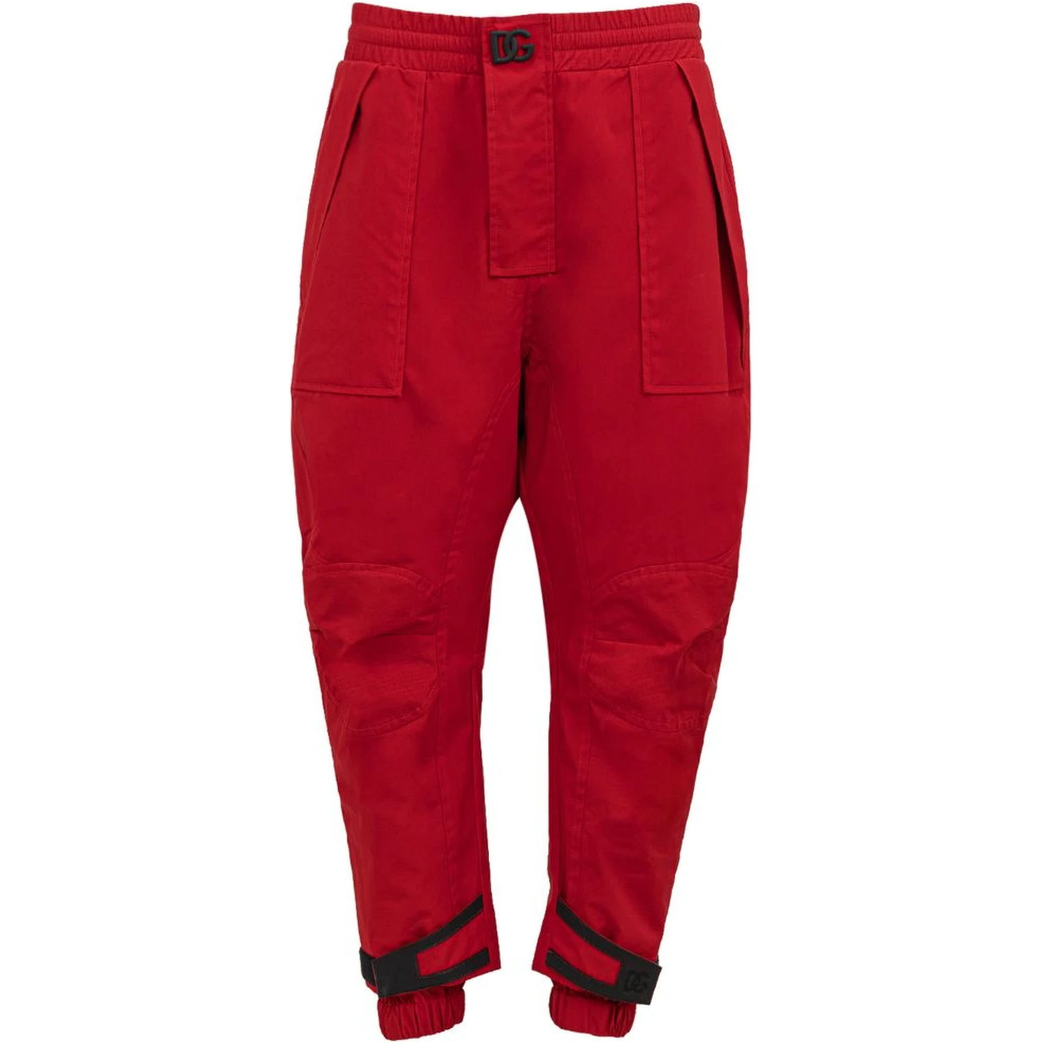 Red Polyamide Athletic Pants