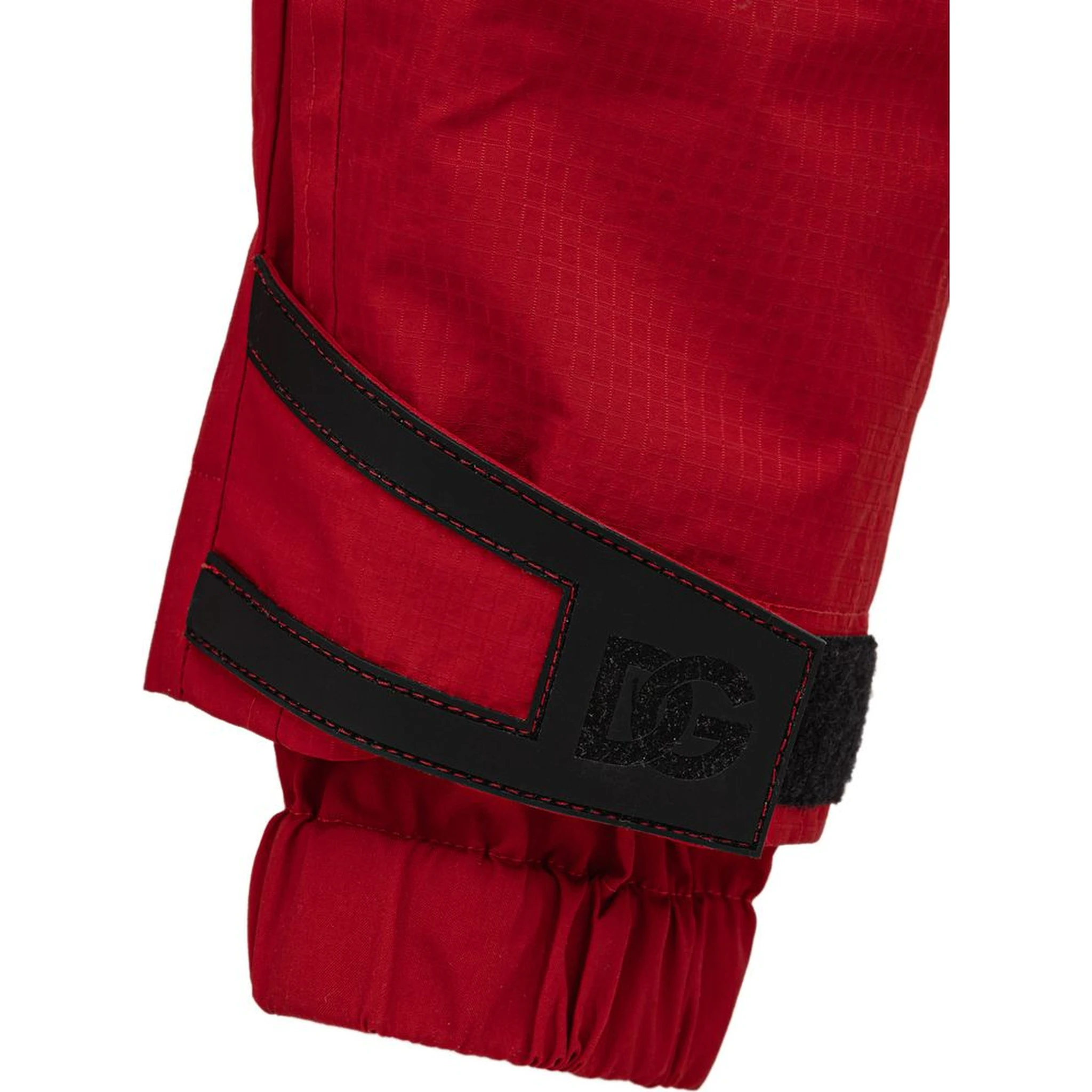 Red Polyamide Athletic Pants