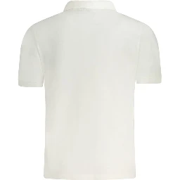 White Cotton Polo Shirt