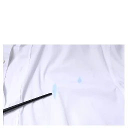 White Cotton Long Sleeve GOLD Dress Shirt