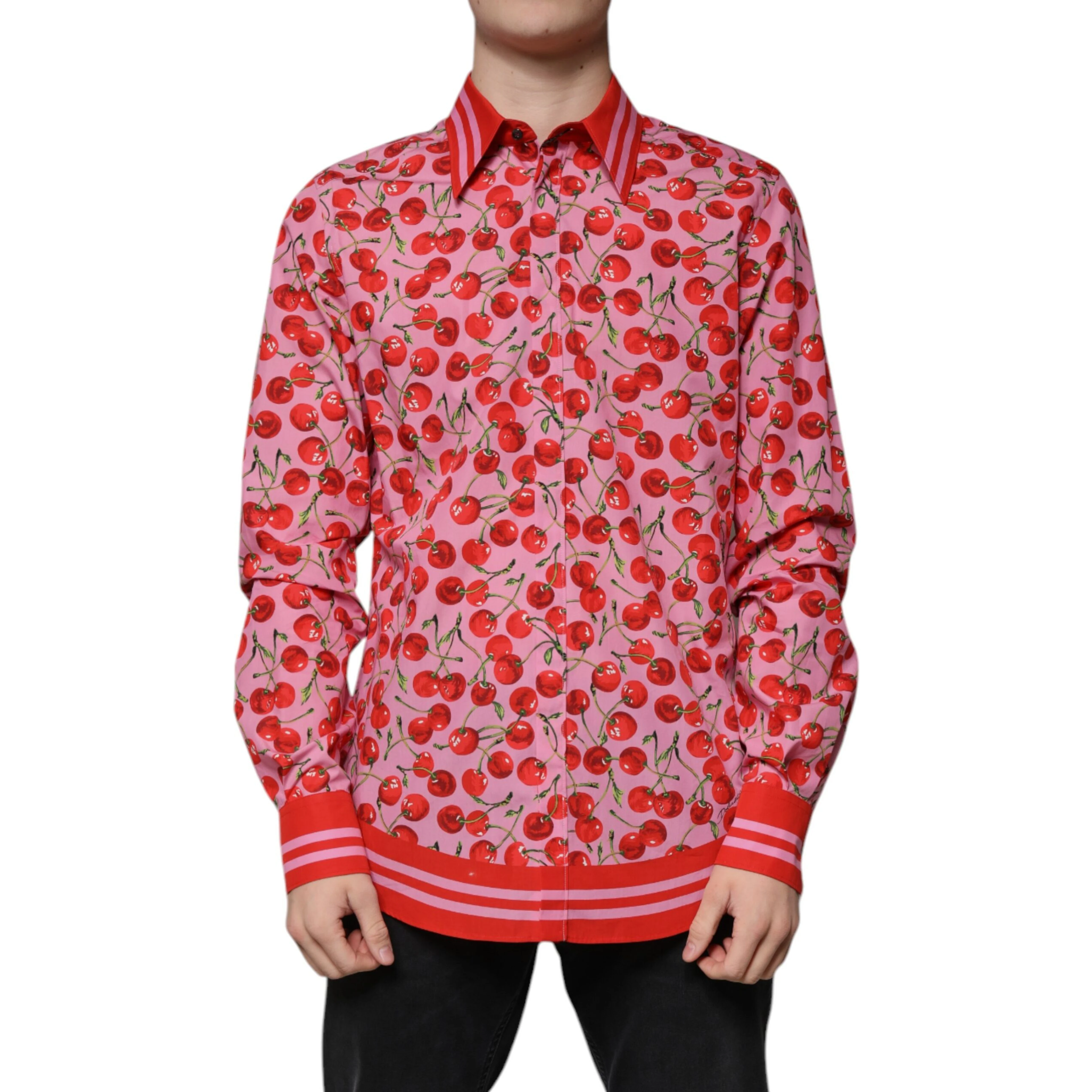 Pink Cherry Cotton Formal MARTINI Dress Shirt