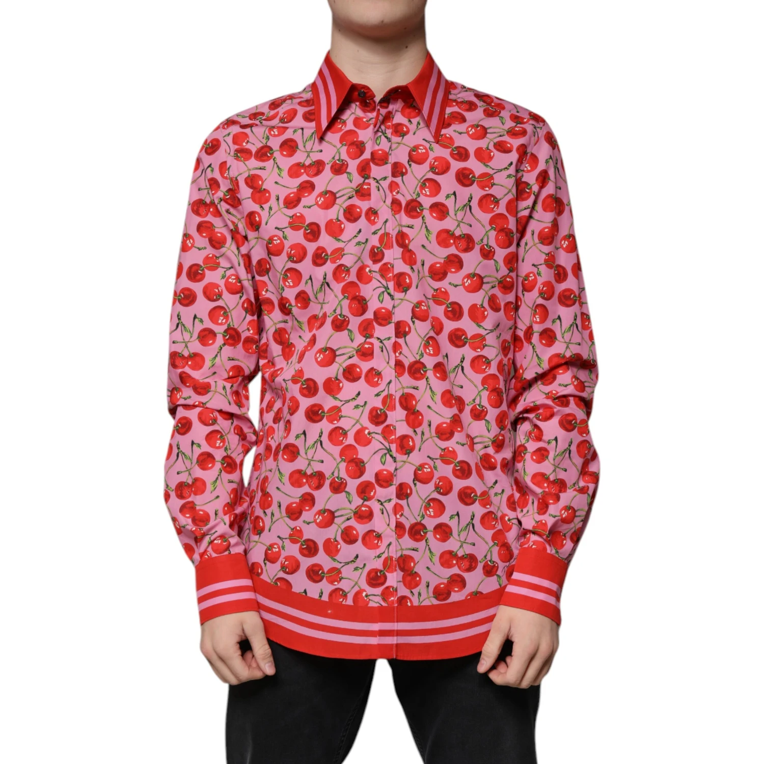 Pink Cherry Cotton Formal MARTINI Dress Shirt