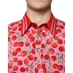 Pink Cherry Cotton Formal MARTINI Dress Shirt