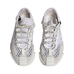 White Mesh NS1 Low Top Sports Sneaker Shoes
