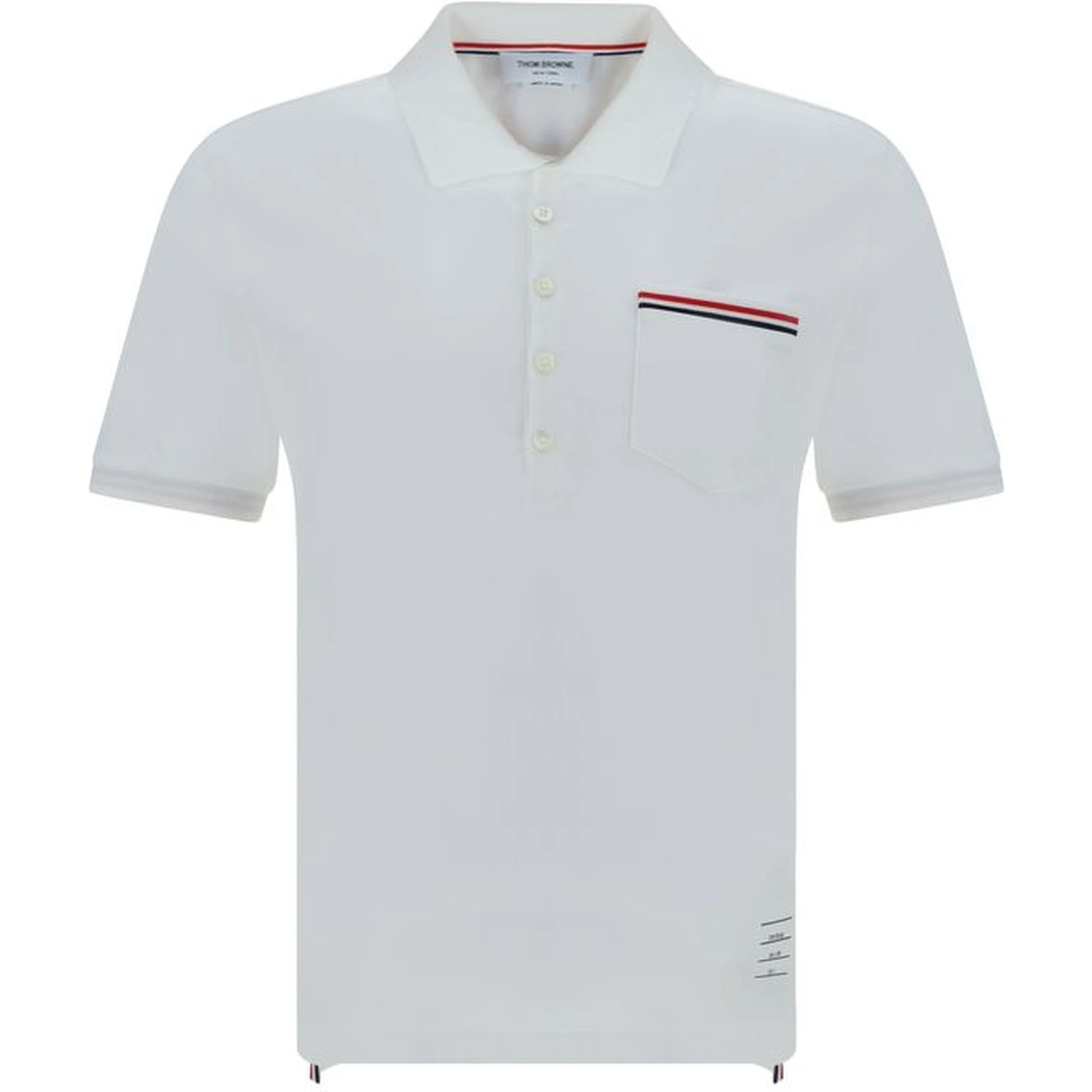 White Cotton Polo Shirt