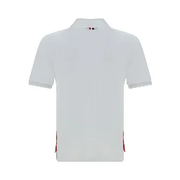 White Cotton Polo Shirt