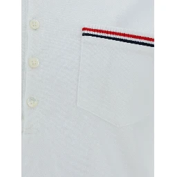 White Cotton Polo Shirt