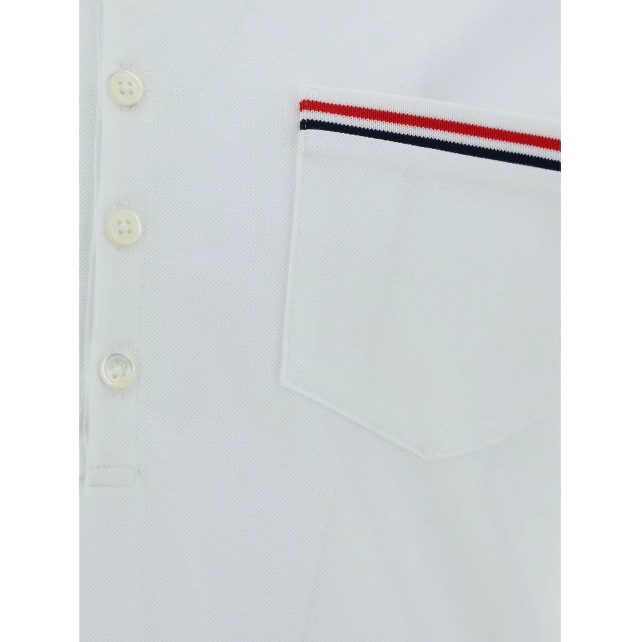 White Cotton Polo Shirt