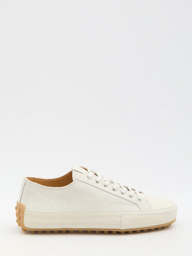 Suede leather sneakers