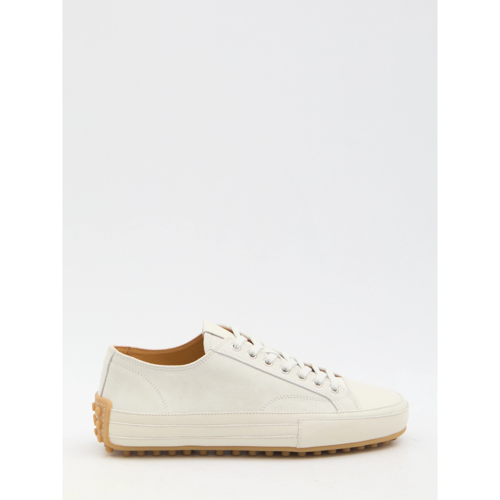 Suede leather sneakers