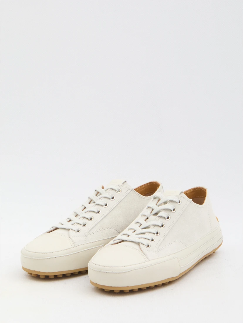 Suede leather sneakers