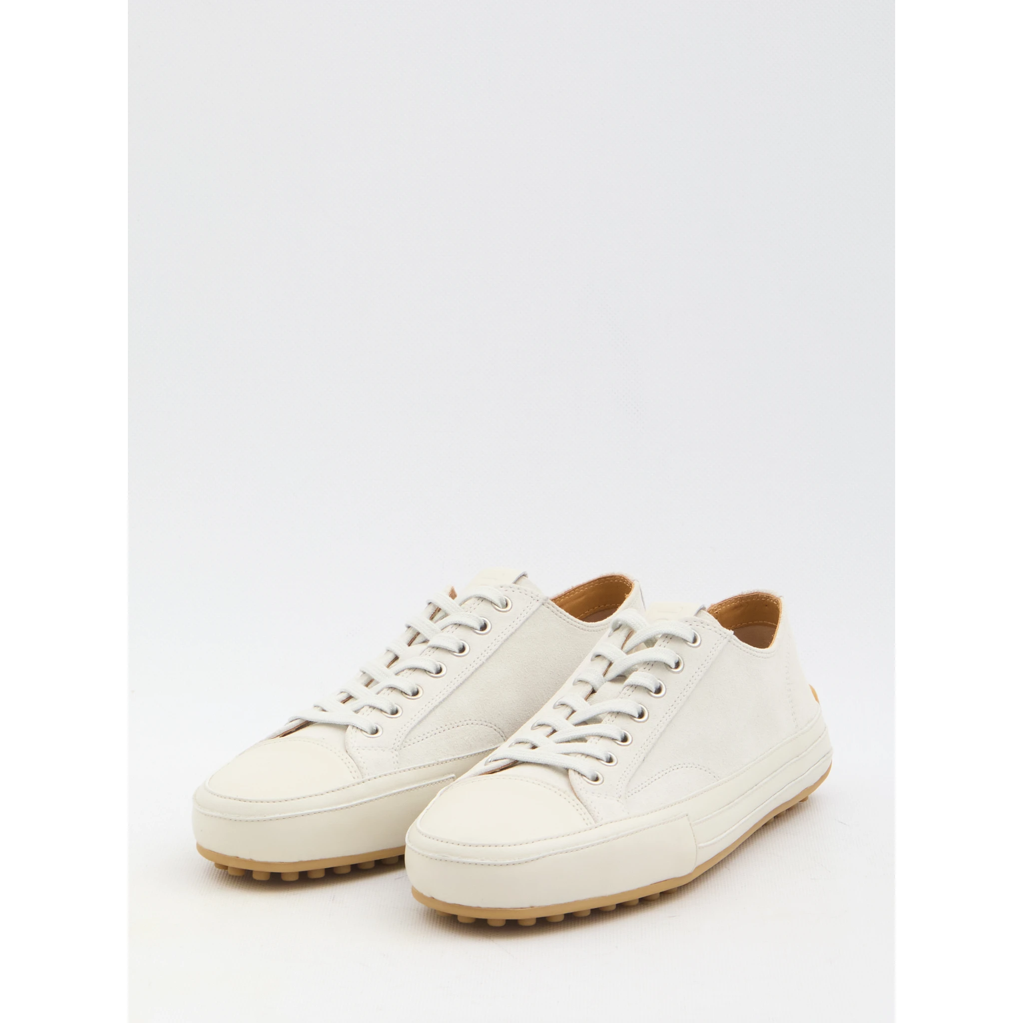 Suede leather sneakers