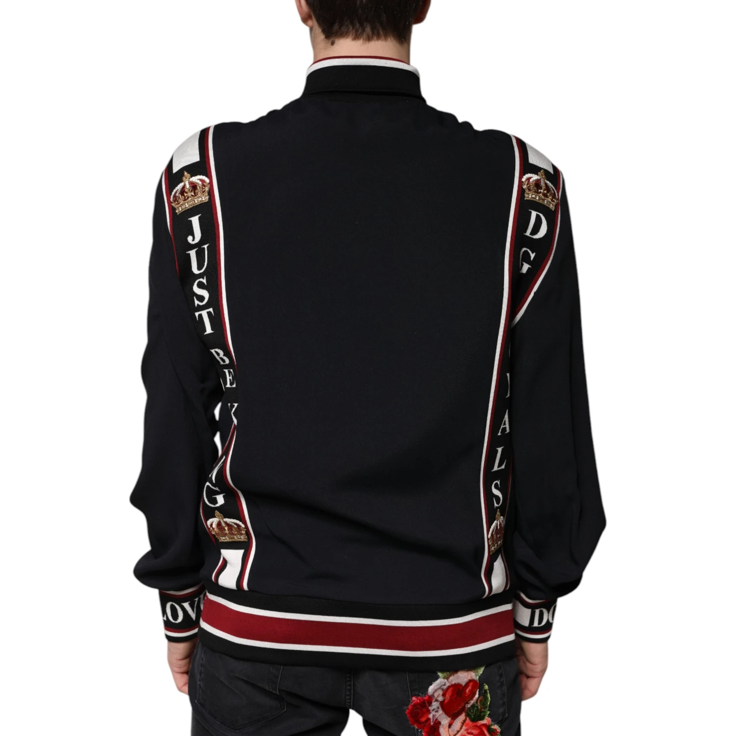 Black DG King Full Zip Sweatshirt Sweater