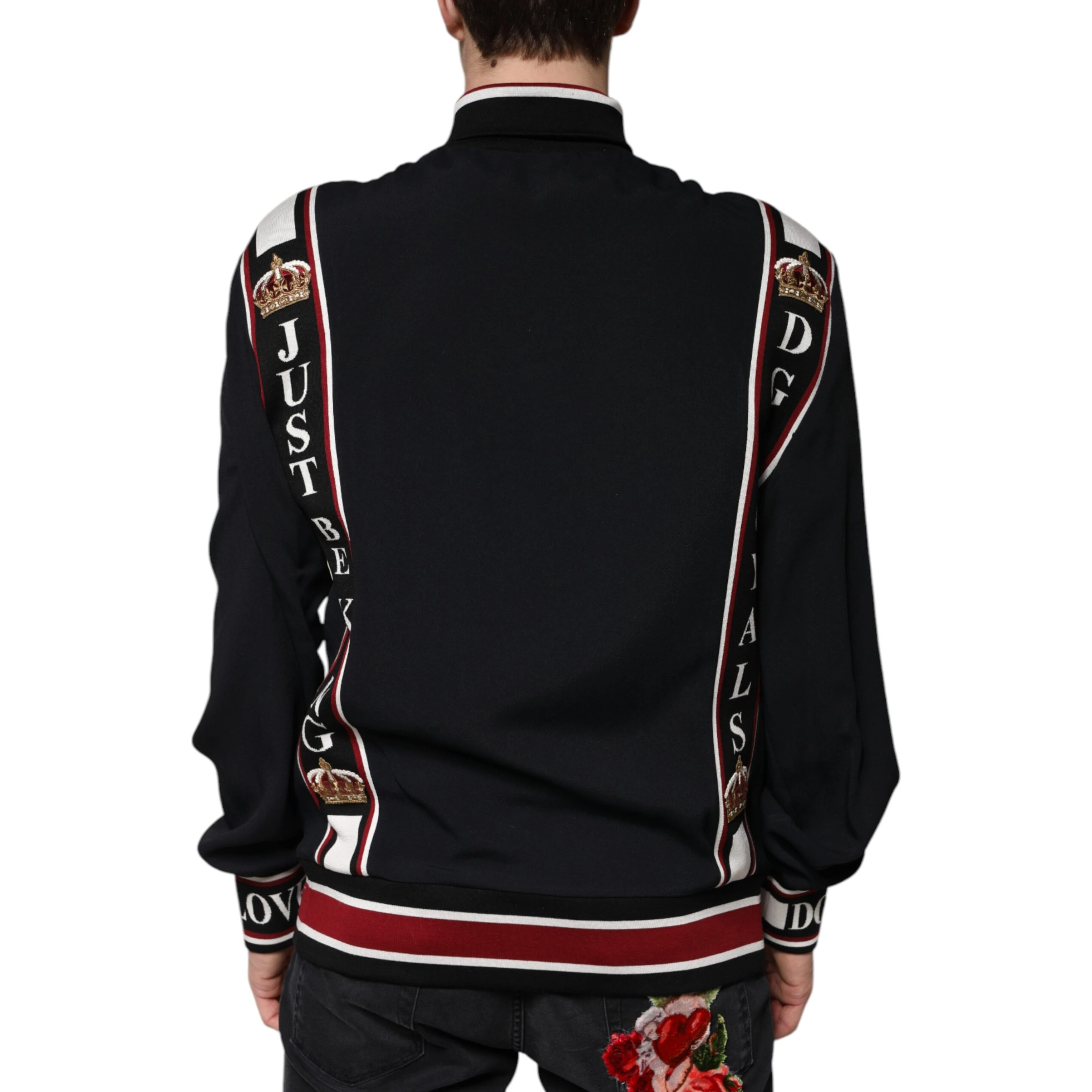 Black DG King Full Zip Sweatshirt Sweater