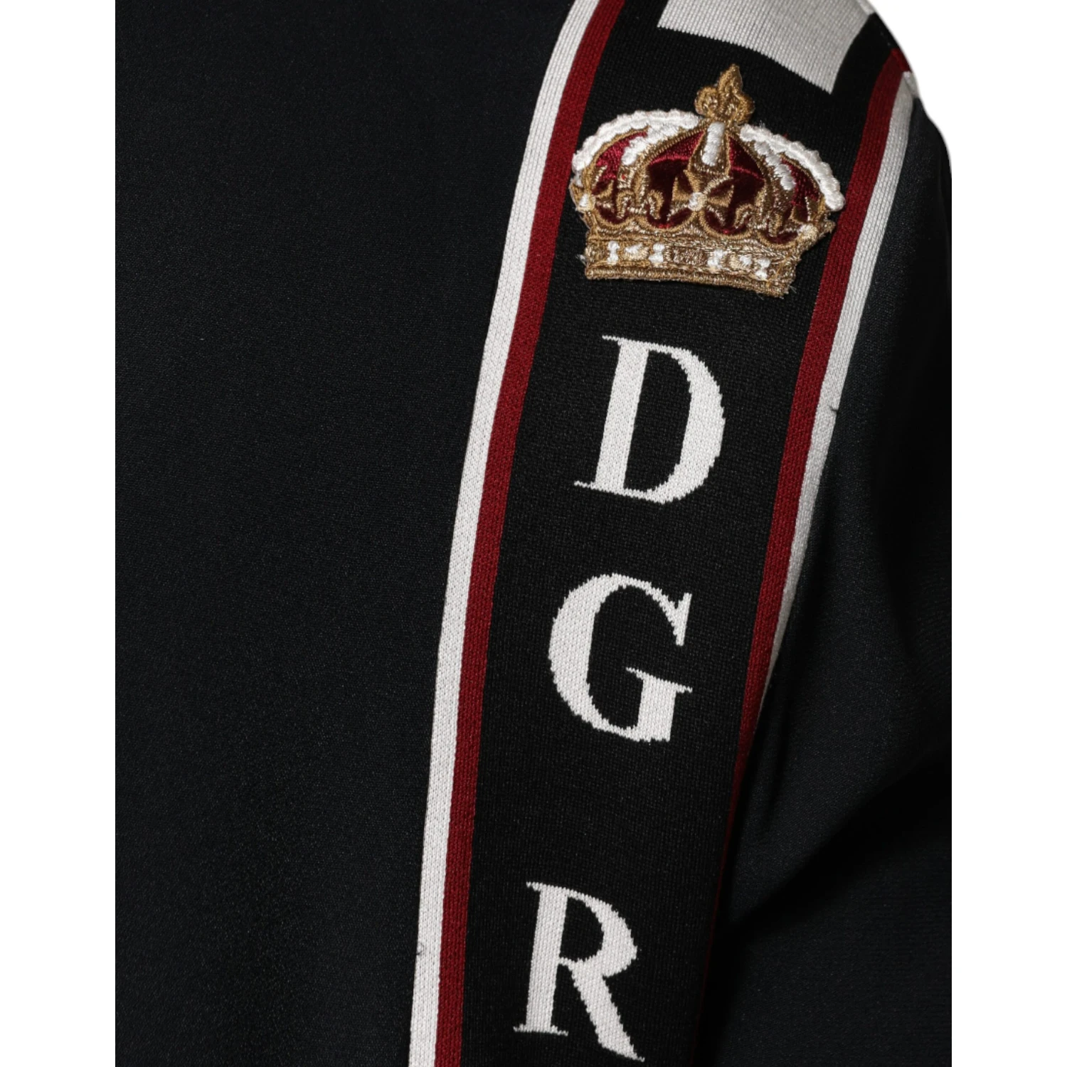 Black DG King Full Zip Sweatshirt Sweater