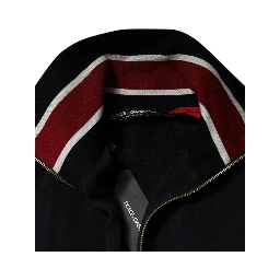 Black DG King Full Zip Sweatshirt Sweater