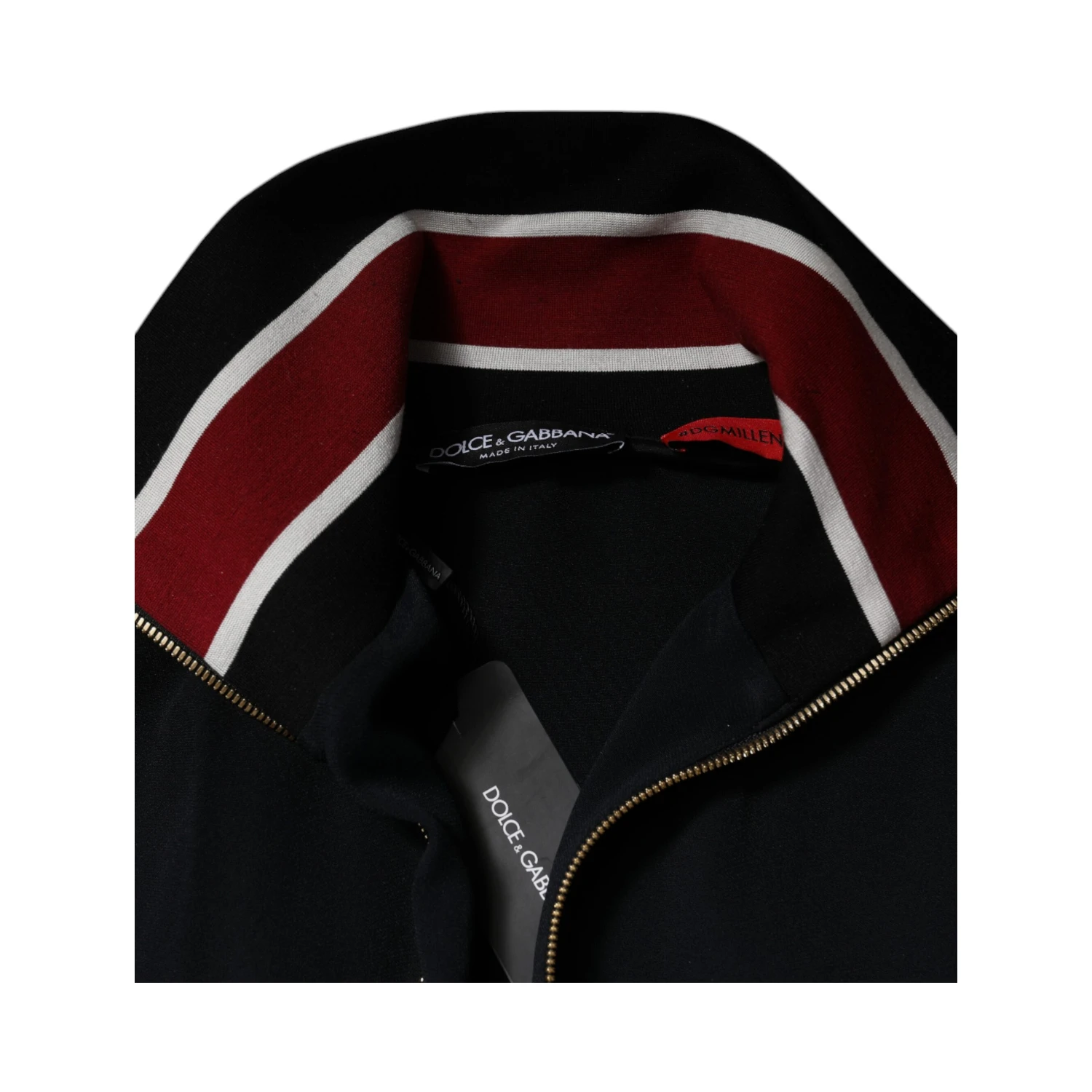 Black DG King Full Zip Sweatshirt Sweater