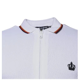White Crown Men Full Zip Sweatshirt Sweater