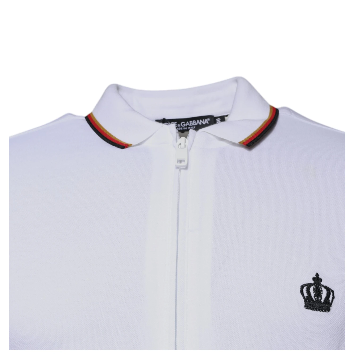 White Crown Men Full Zip Sweatshirt Sweater
