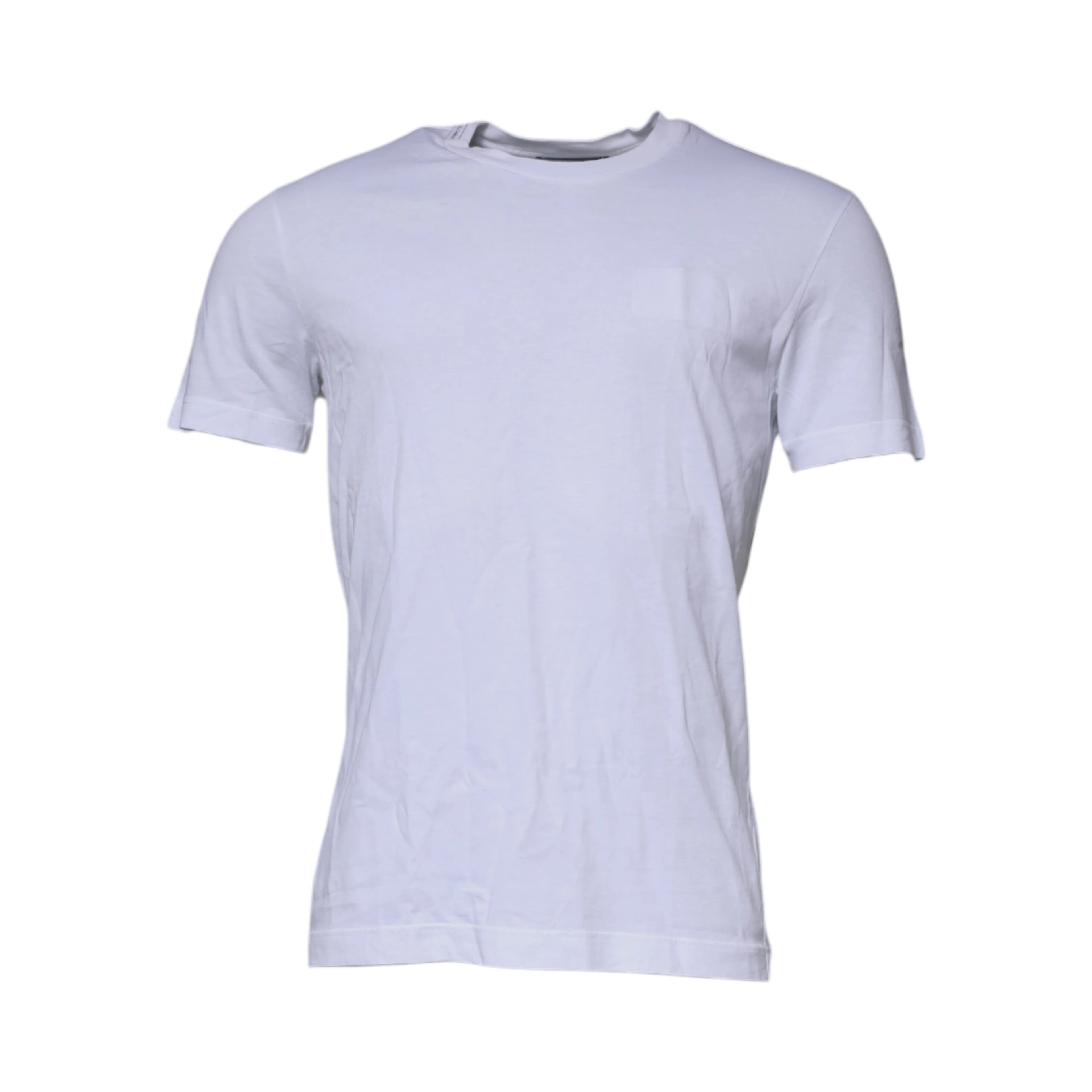 White DG Logo Cotton Crew Neck T-shirt