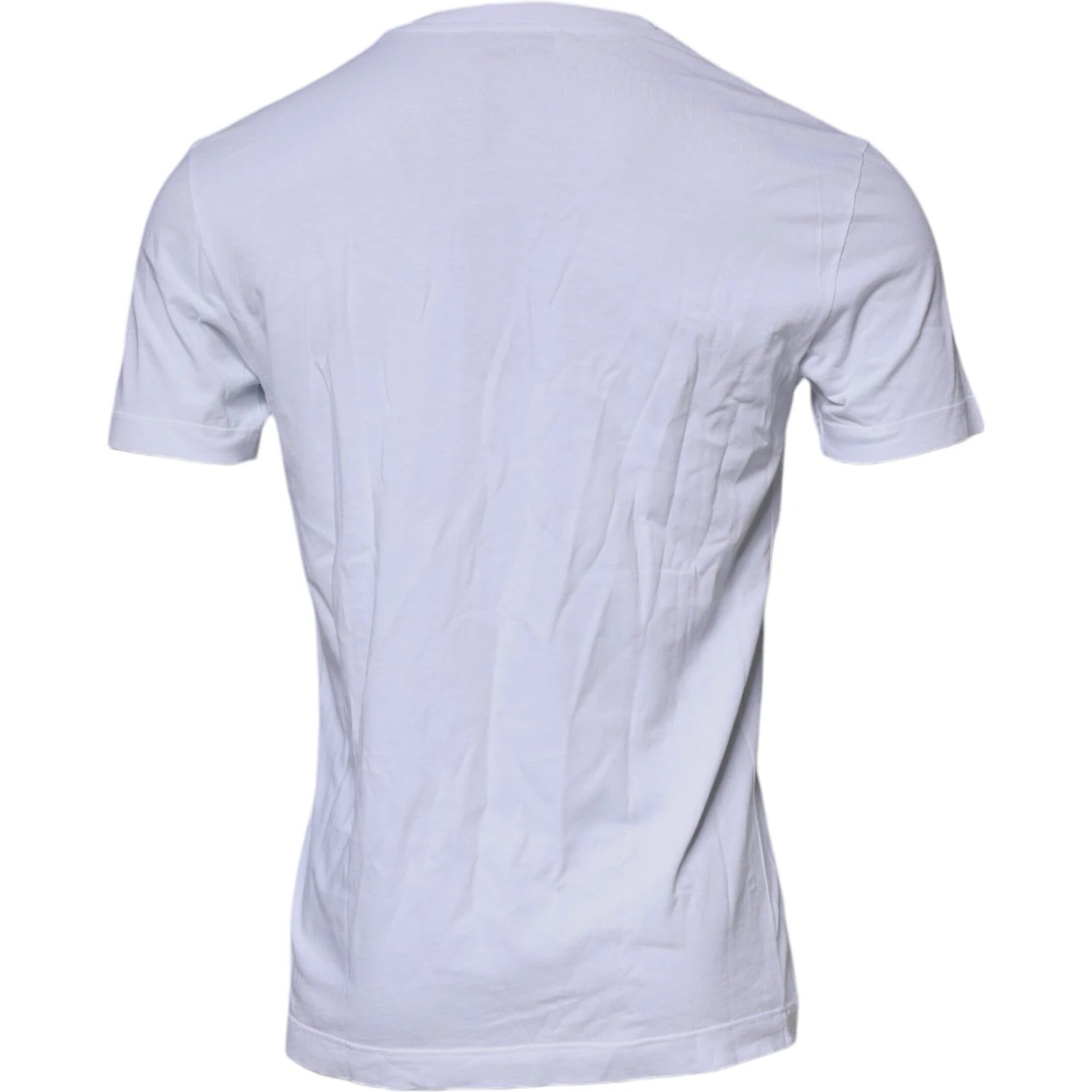 White DG Logo Cotton Crew Neck T-shirt