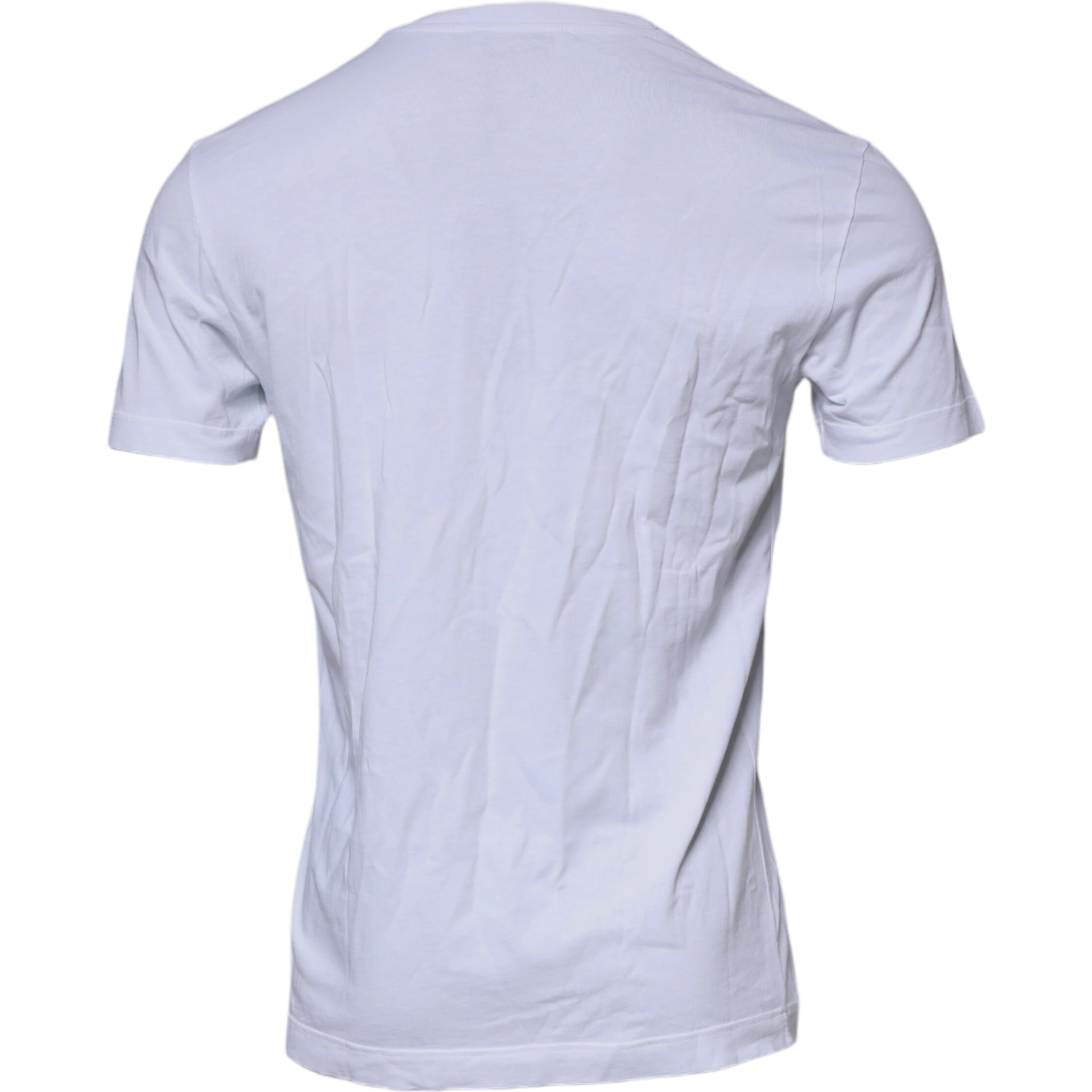 White DG Logo Cotton Crew Neck T-shirt