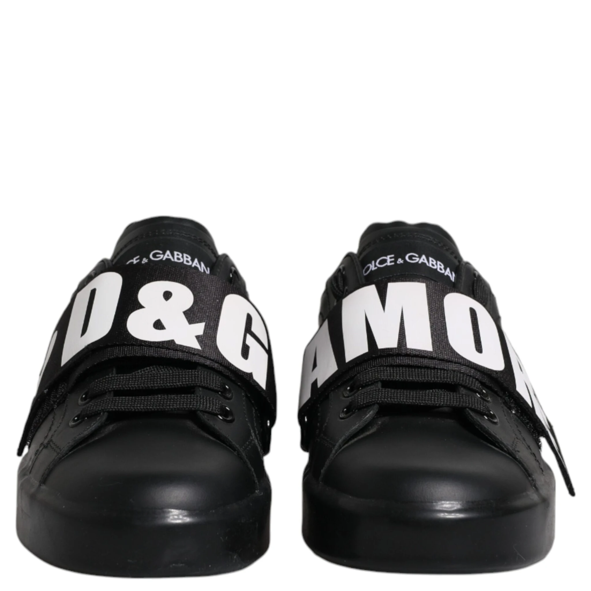 Black D&G AMORE Low Top Sneakers Shoes