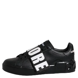 Black D&G AMORE Low Top Sneakers Shoes