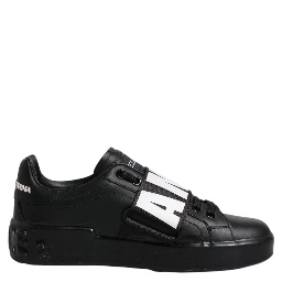 Black D&G AMORE Low Top Sneakers Shoes