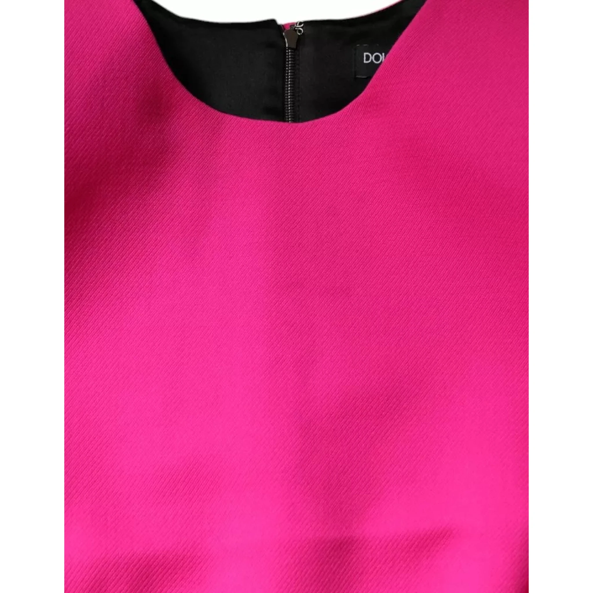 Pink Sleeveless Bodycon A-line Mini Dress