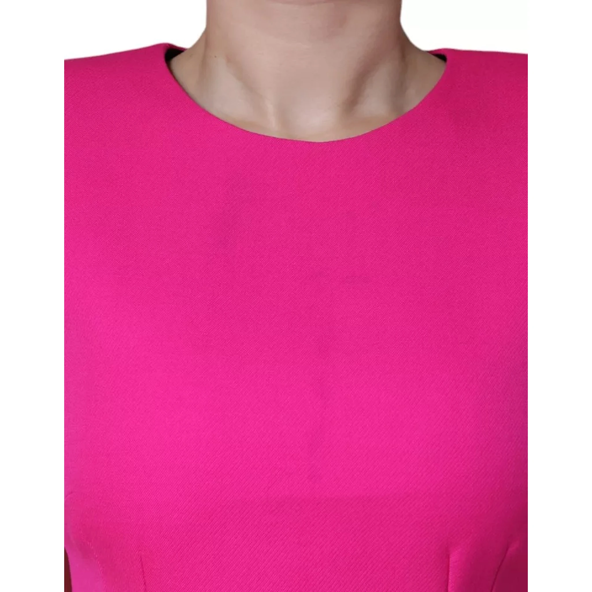 Pink Sleeveless Bodycon A-line Mini Dress