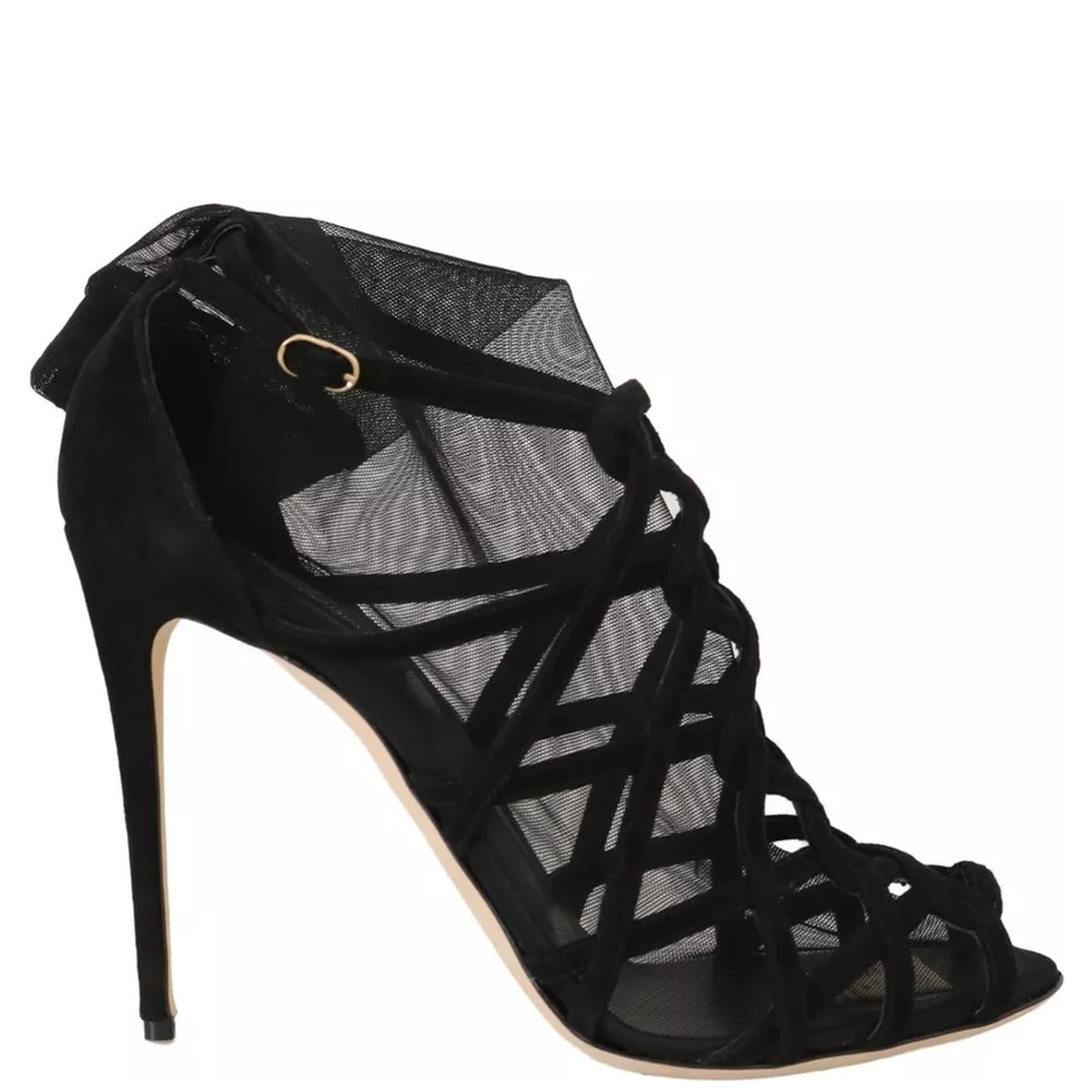 Black Suede Stilettos Booties Socks Shoes