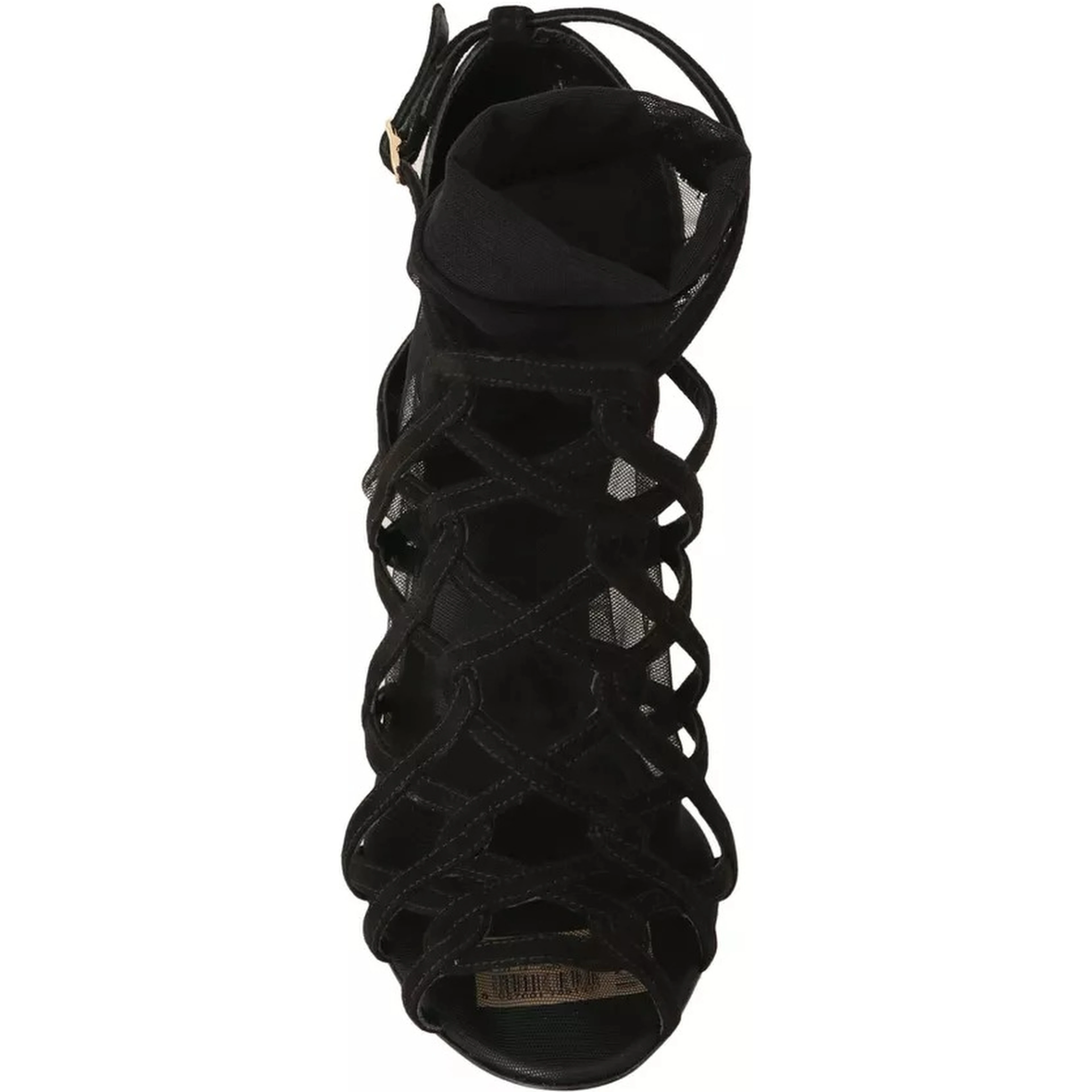 Black Suede Stilettos Booties Socks Shoes