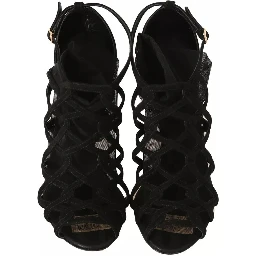 Black Suede Stilettos Booties Socks Shoes