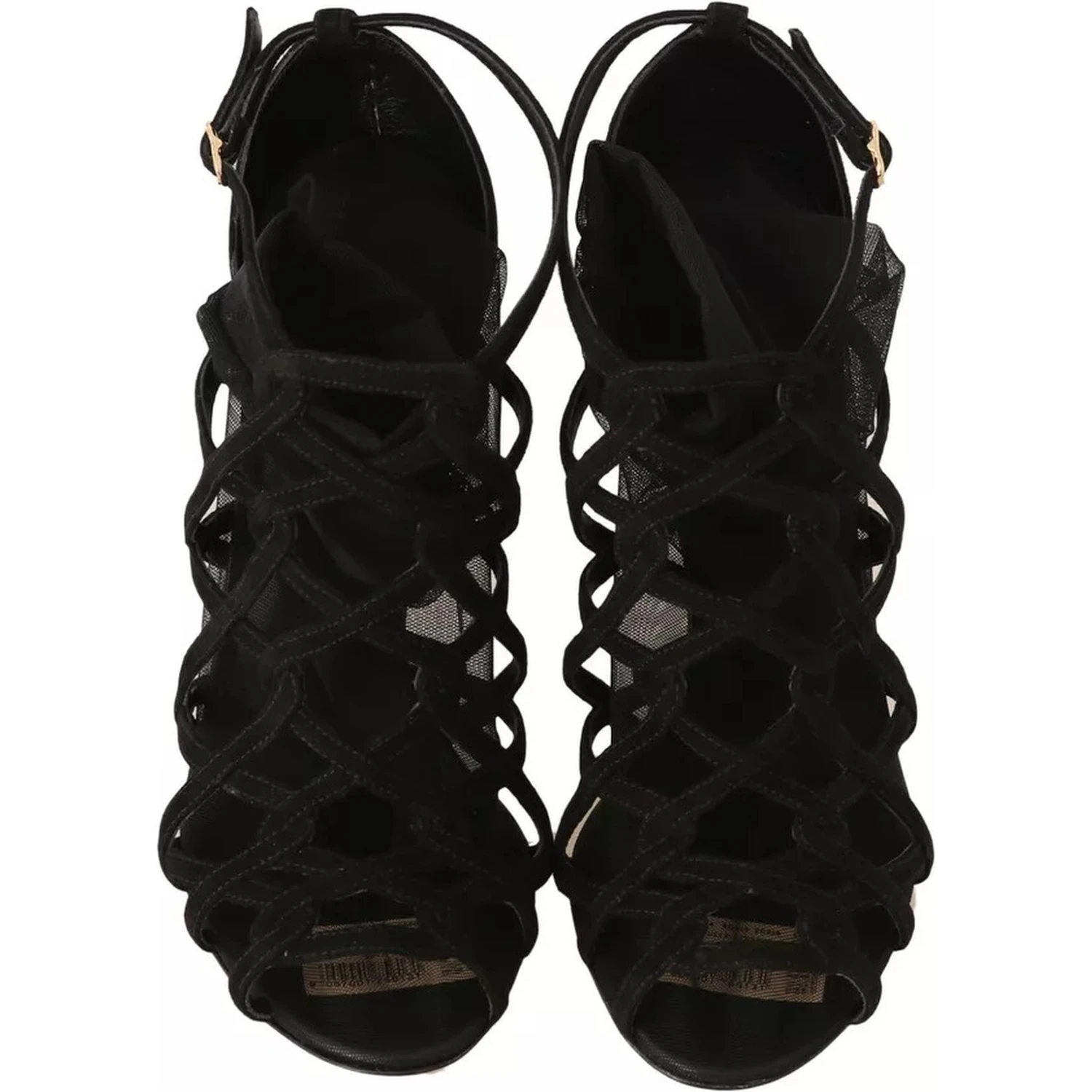 Black Suede Stilettos Booties Socks Shoes