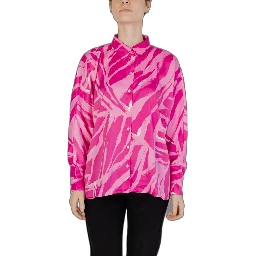 Pink Polyester Blouse