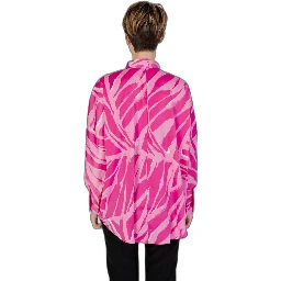 Pink Polyester Blouse