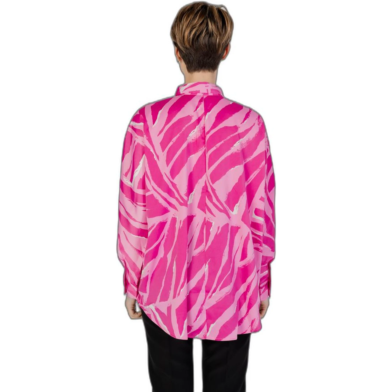 Pink Polyester Blouse