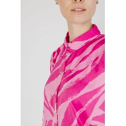 Pink Polyester Blouse