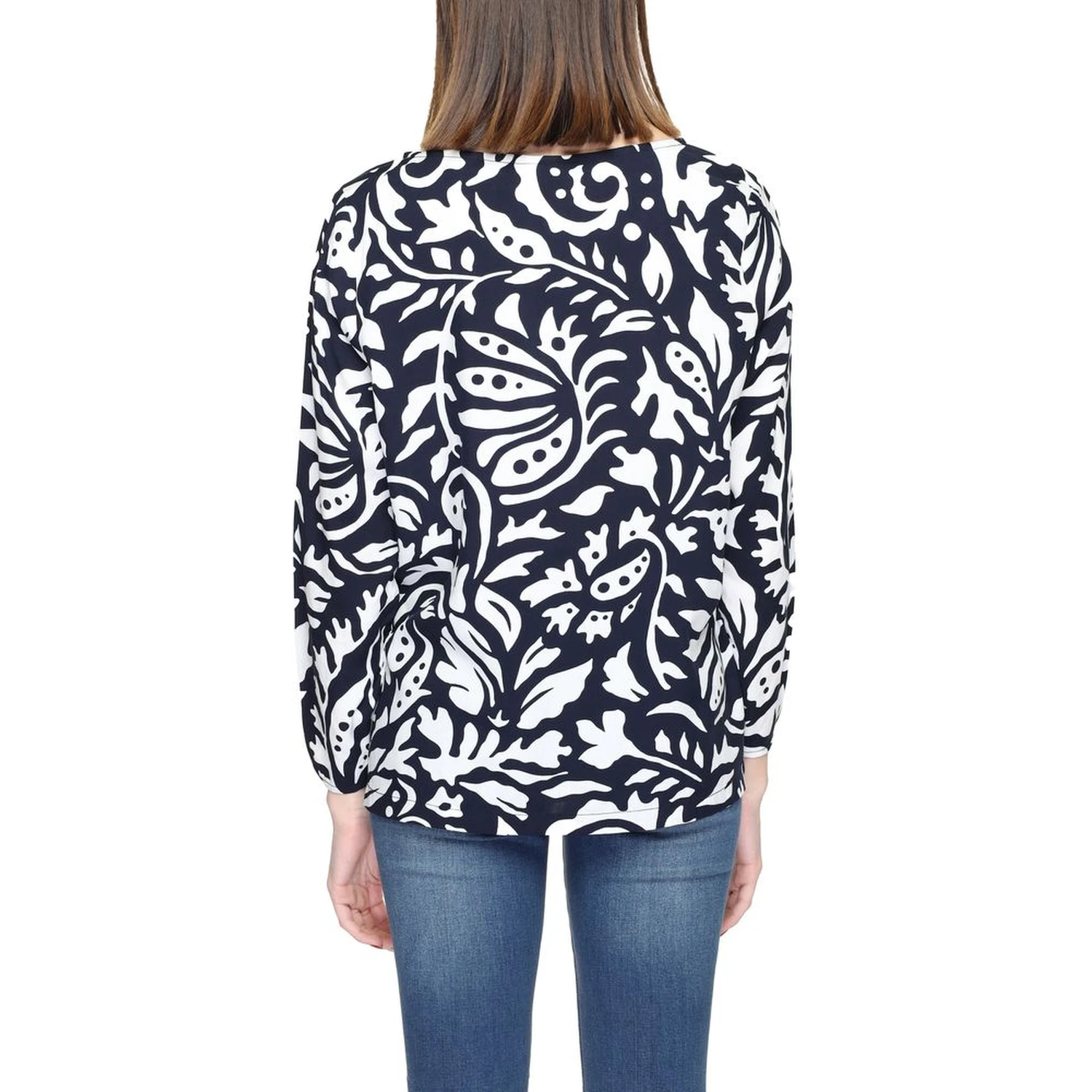 Blue Viscose Blouse