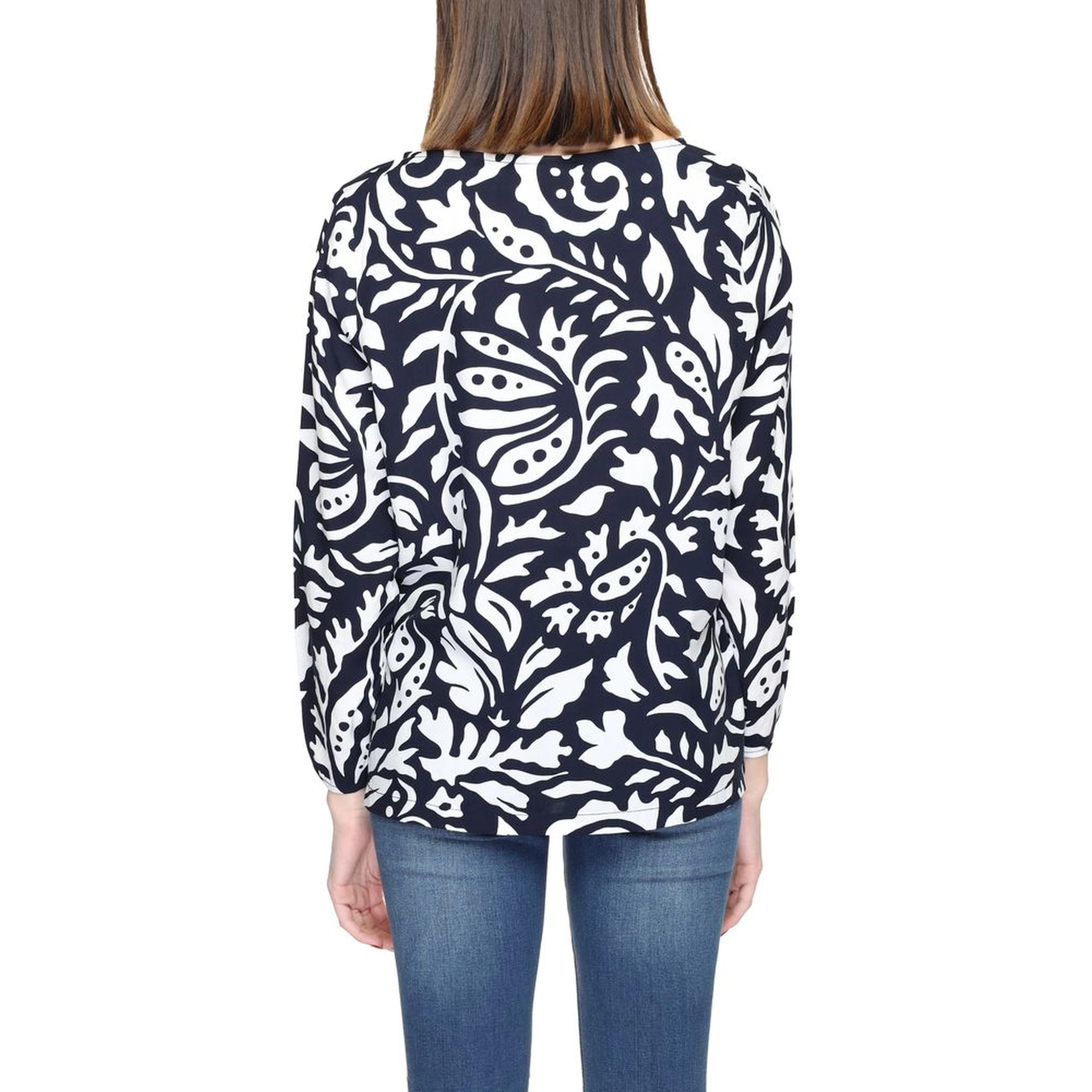 Blue Viscose Blouse